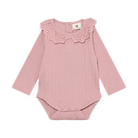 Langærmet Pointelle Body - Zephyr