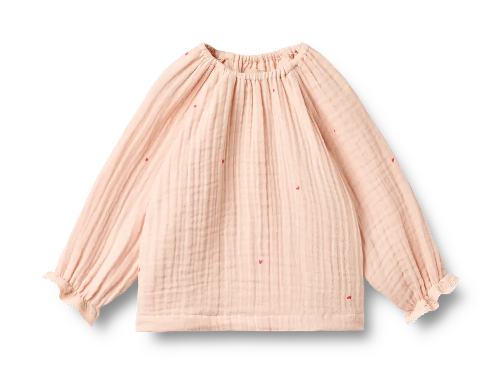 Merle Bluse - Powder Hearts - 62 billede