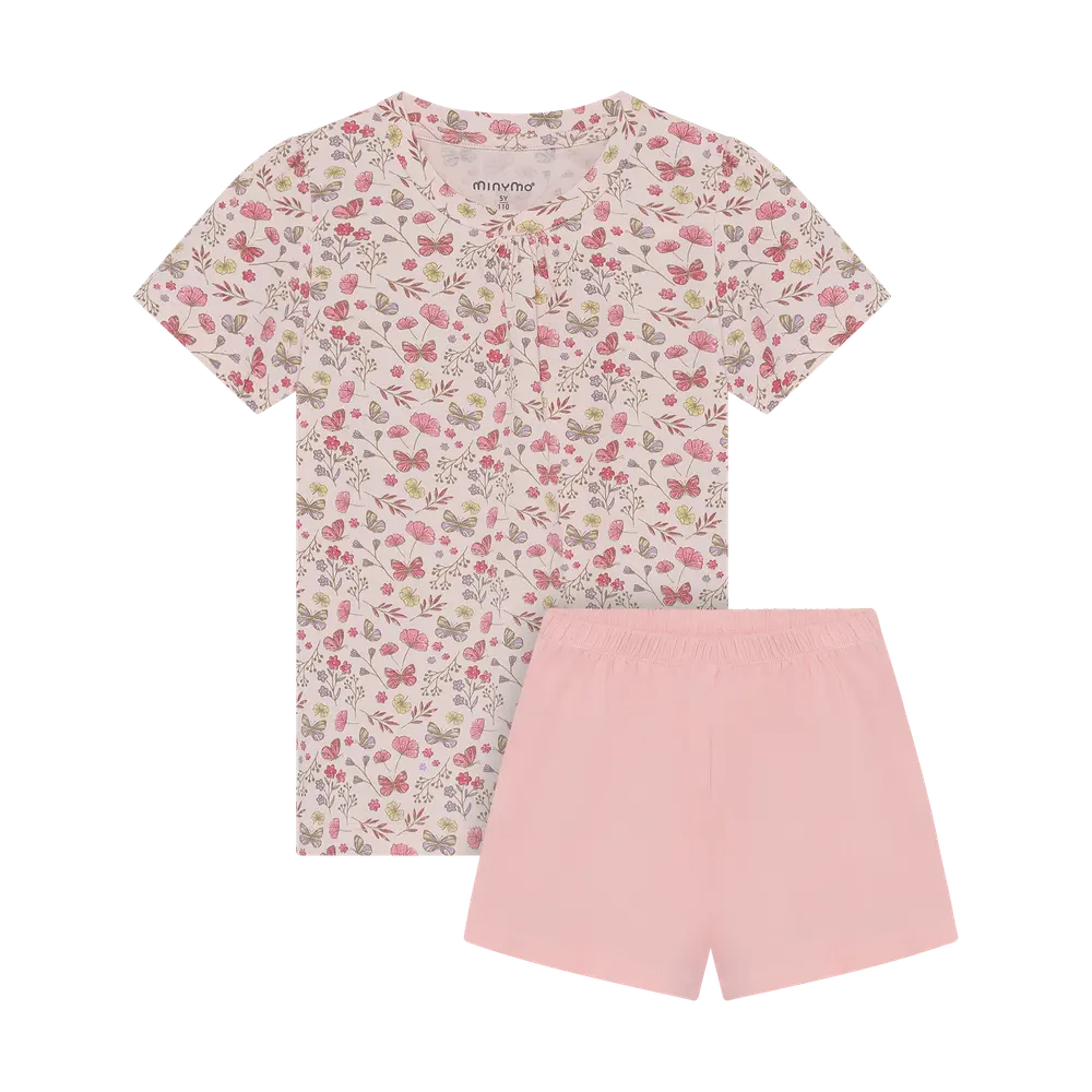 T-shirt og Shorts Sæt - Raindrops on Roses - 116 billede