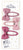 Hårclips Dusty Rose Bow