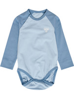 Raglan Langærmet Body - Faded denim