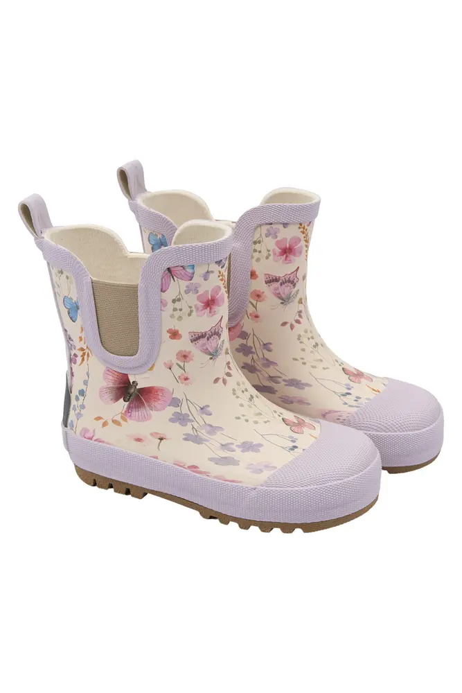 Kort Gummistøvle m. Print - Butterfly - 19 billede