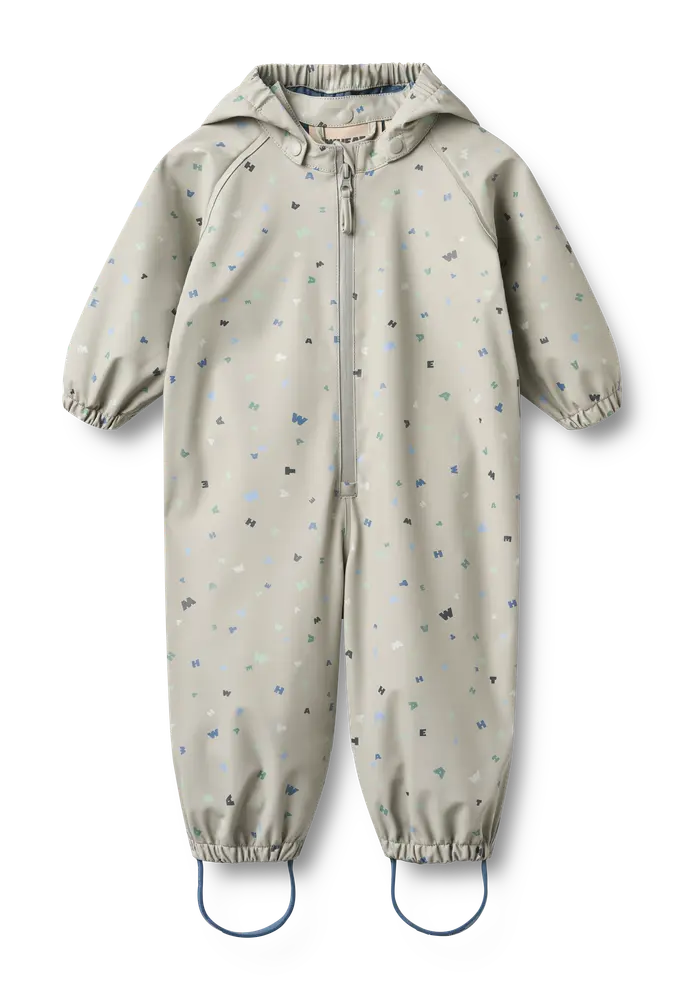 Mika Regndragt - Light flint letters - 80 billede