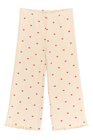 Rhea Wide Rib Bukser - GARDENIA