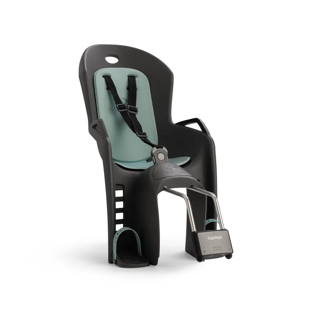 Hamax Amiga Cykelsæde - Dark Grey/Green billede