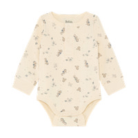 Langæarmet Body m. Print - Folkstone Gray