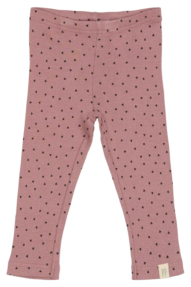 Leggings - Nostalgic Rose/Coffee Bean - 116 billede