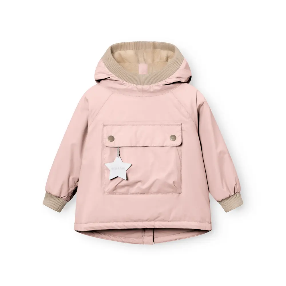 Mini A Ture Matbabywen Fleeceforet Vinteranorak - Adobe Rose - 9 MDR./74