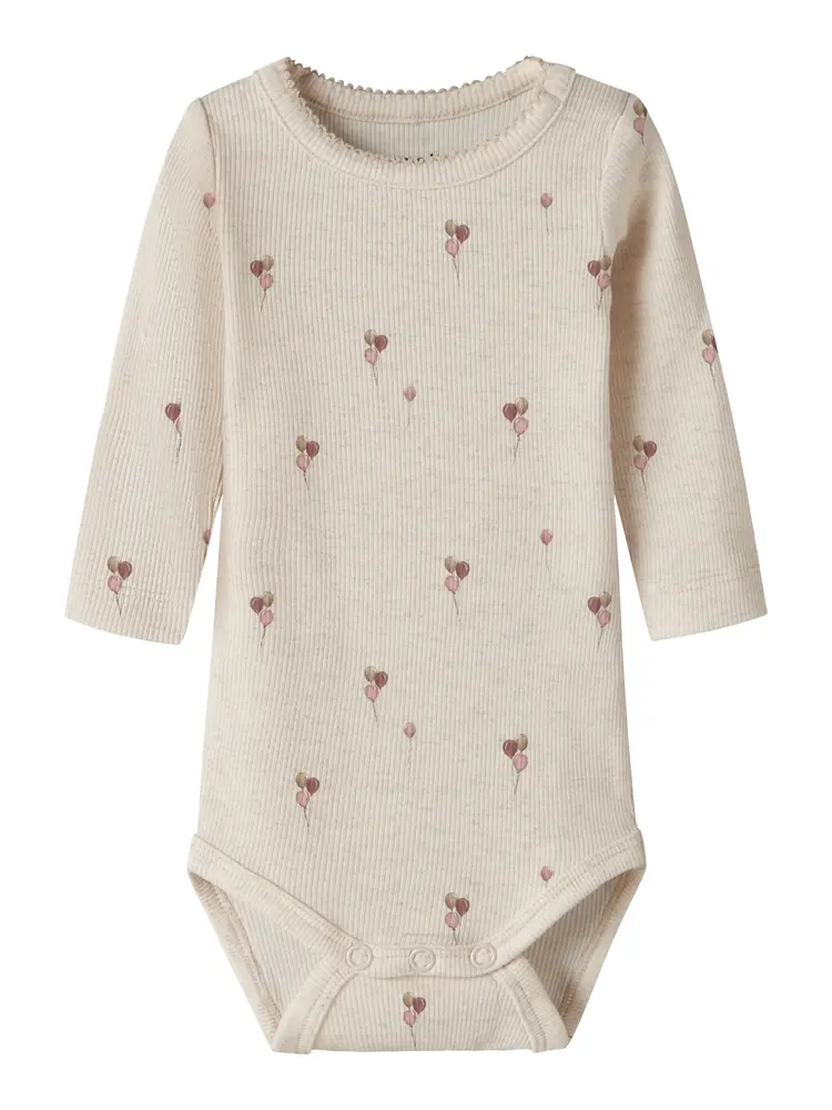 Name It Nabila Langærmet Body - Peyote Melange - 56