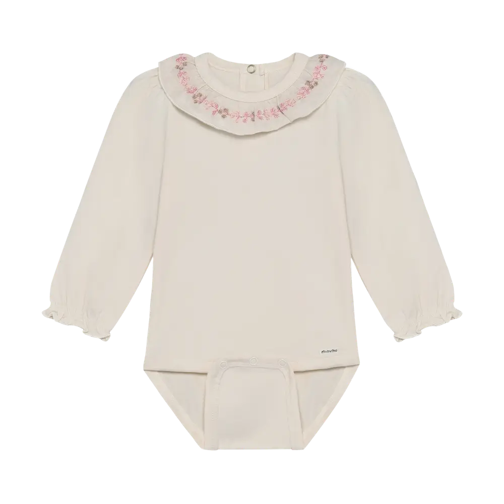 Langærmet Body - White Swan - 50 billede