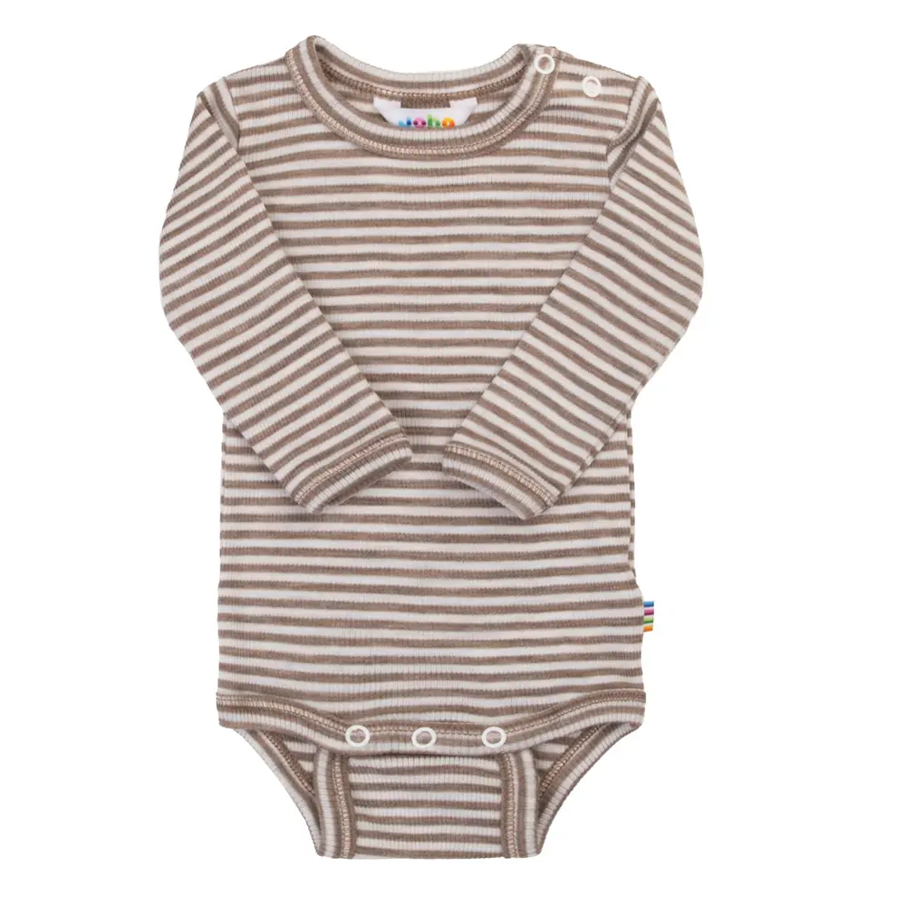 Langærmet Body - Dark beige - 50 billede