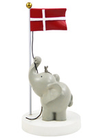 Bordpynt - Flag med elefant og mus