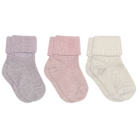 Ida Glitter 3-Pak Strømper - Lupine