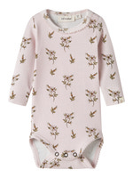 Lil' Atelier Gayo Sig Langærmet Slim Body - Hushed Violet