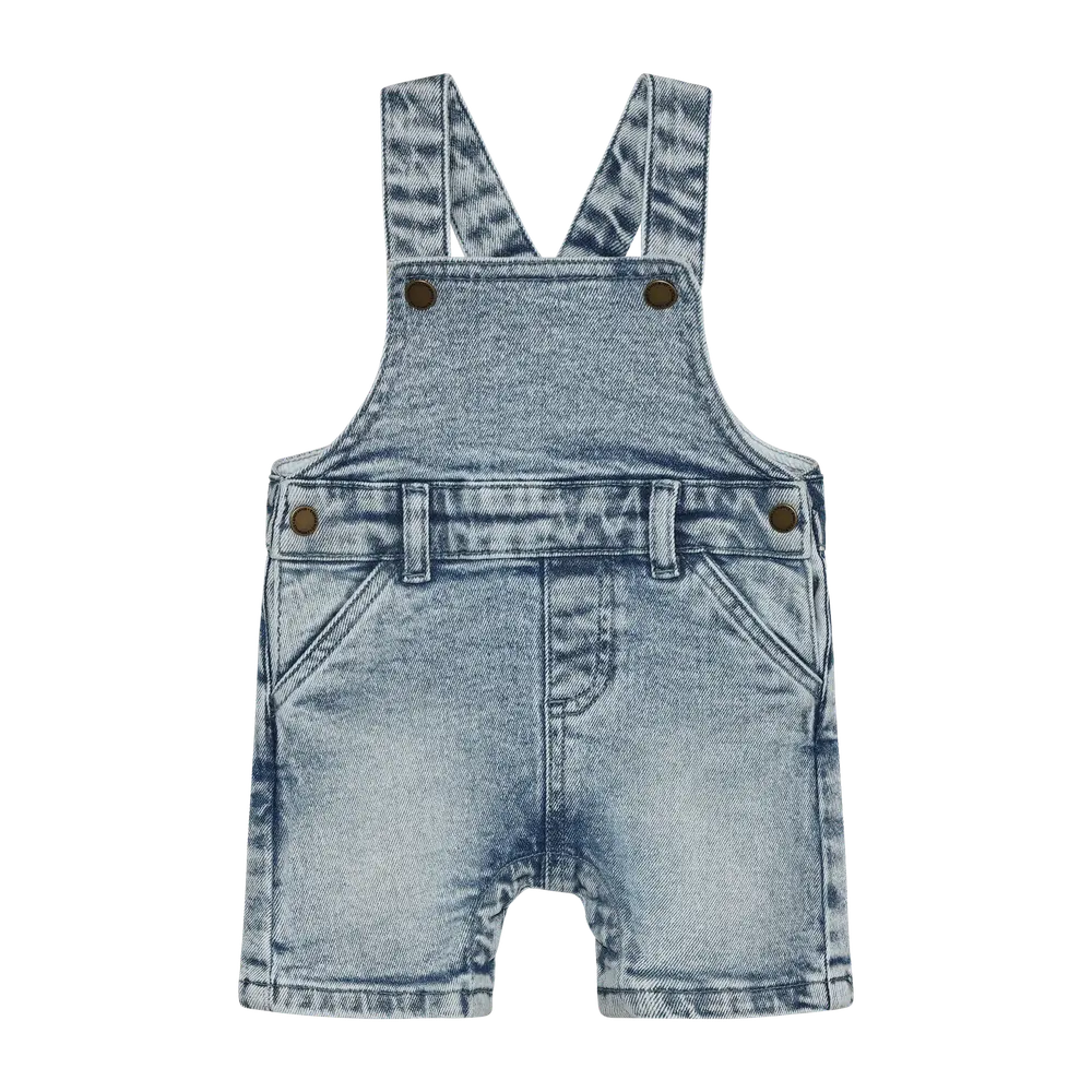 Denim Smækbukser - Light Blue Denim - 86 billede