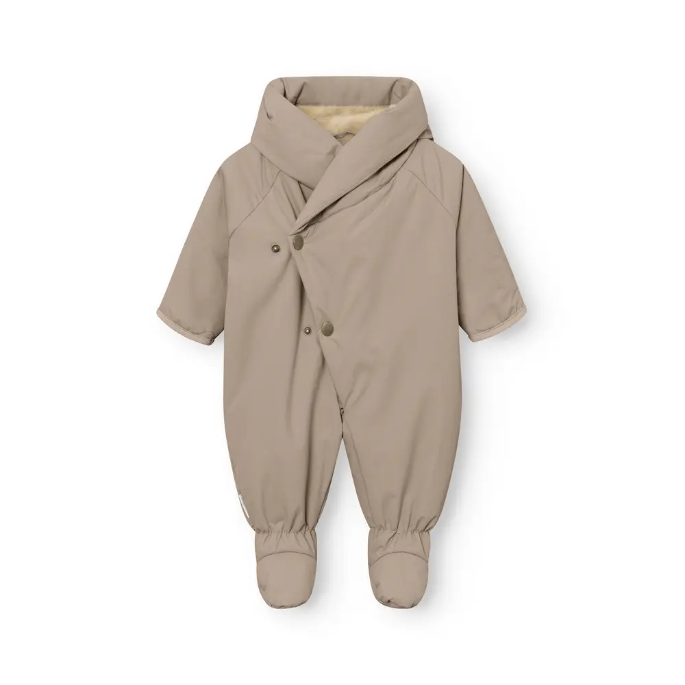 Mini A Ture Matfianna Fleeceforet Vinterkøredragt - Grey Brown - 1 MDR./56