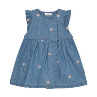 Chambray Kjole - Faded Denim