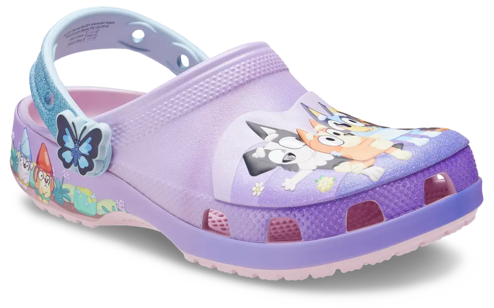Bluey Pink Classic Clog - Multi - 22/23