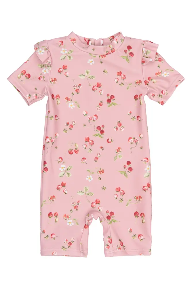 Em Badedragt - Misty Rose Strawberry AOP - 86/92