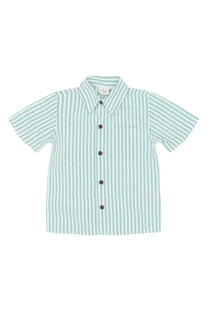 Tate Skjorte - Créme De Menthe Striped - 86 billede