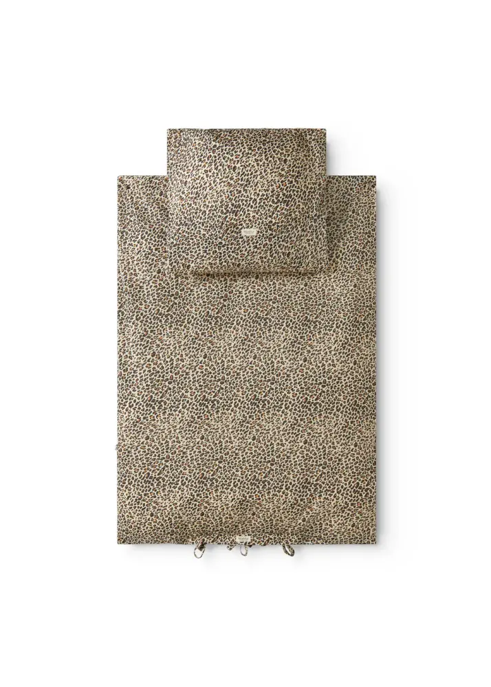 Baby Sengetøj Brown Leo 70 x 100 cm billede