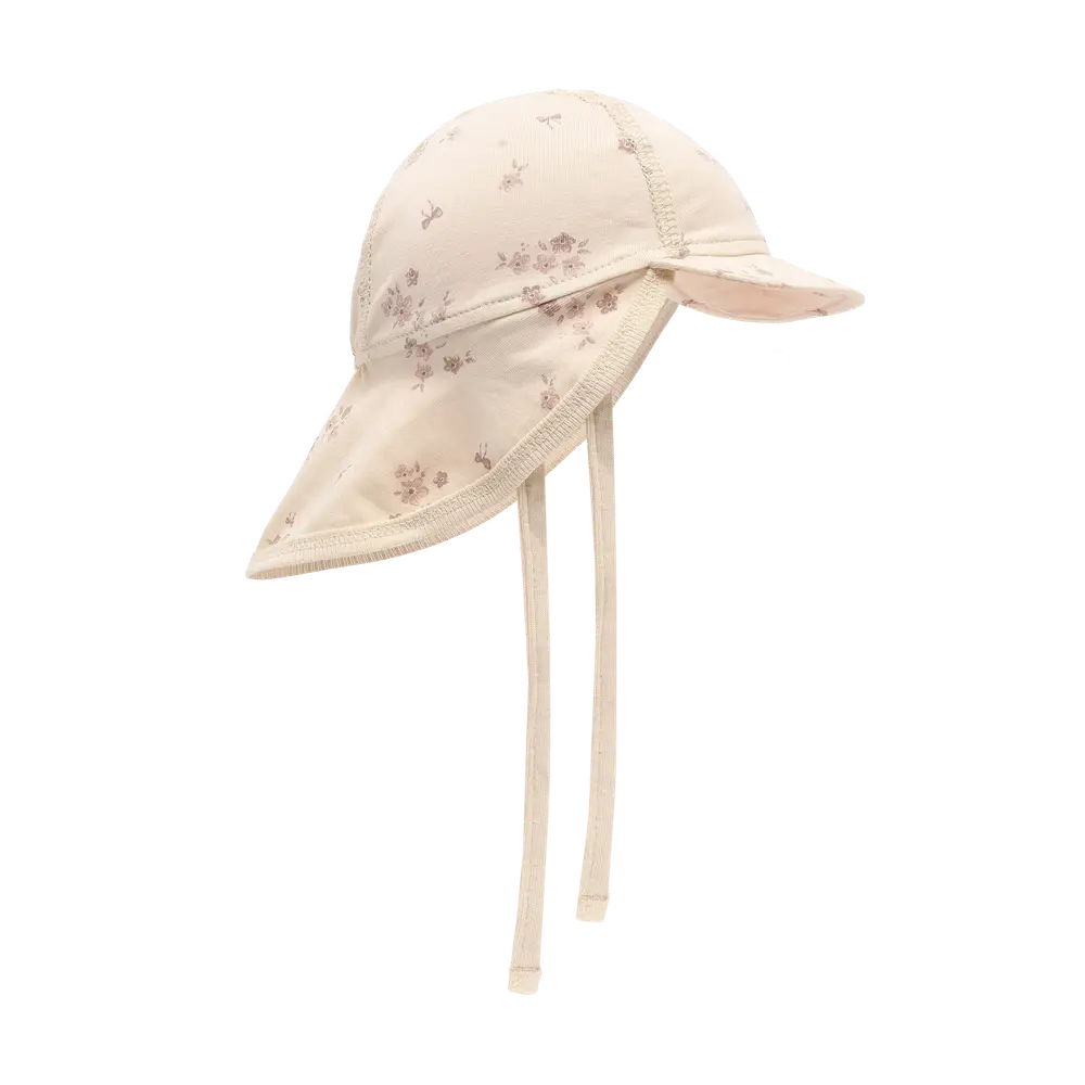 Sommerhat m. Print - Shadow Gray - 80 billede