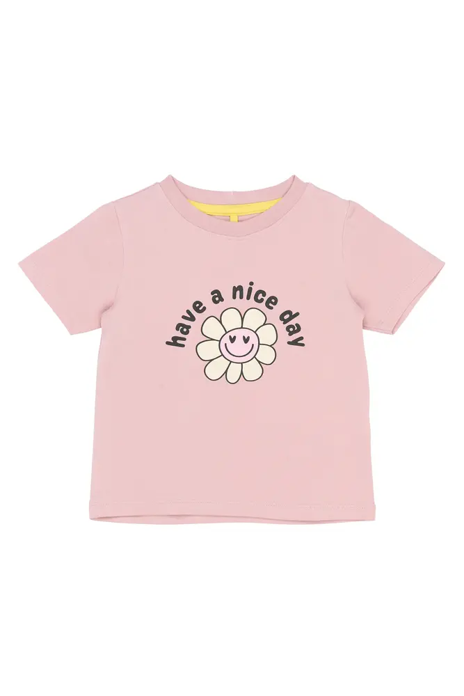 Sille T-Shirt - Silver Pink - 98 billede