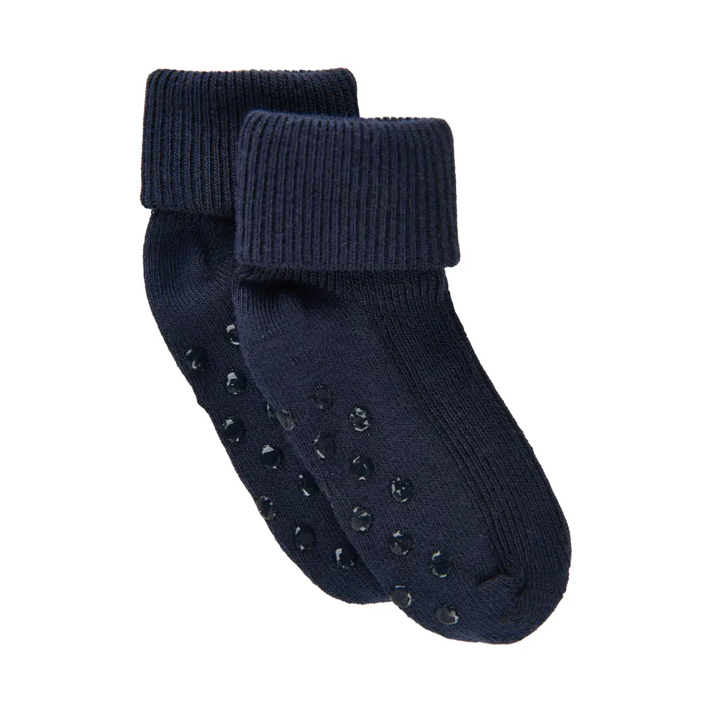 BeKids Baby Rib Strømpe m. ABS - 778 - 11/14 billede