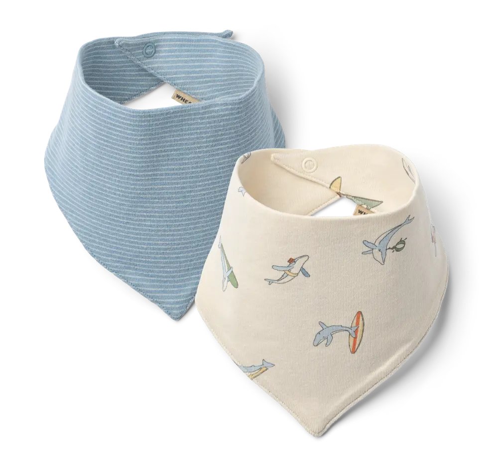 Eden Bid 2-Pak - Whale friends - ONESIZE billede