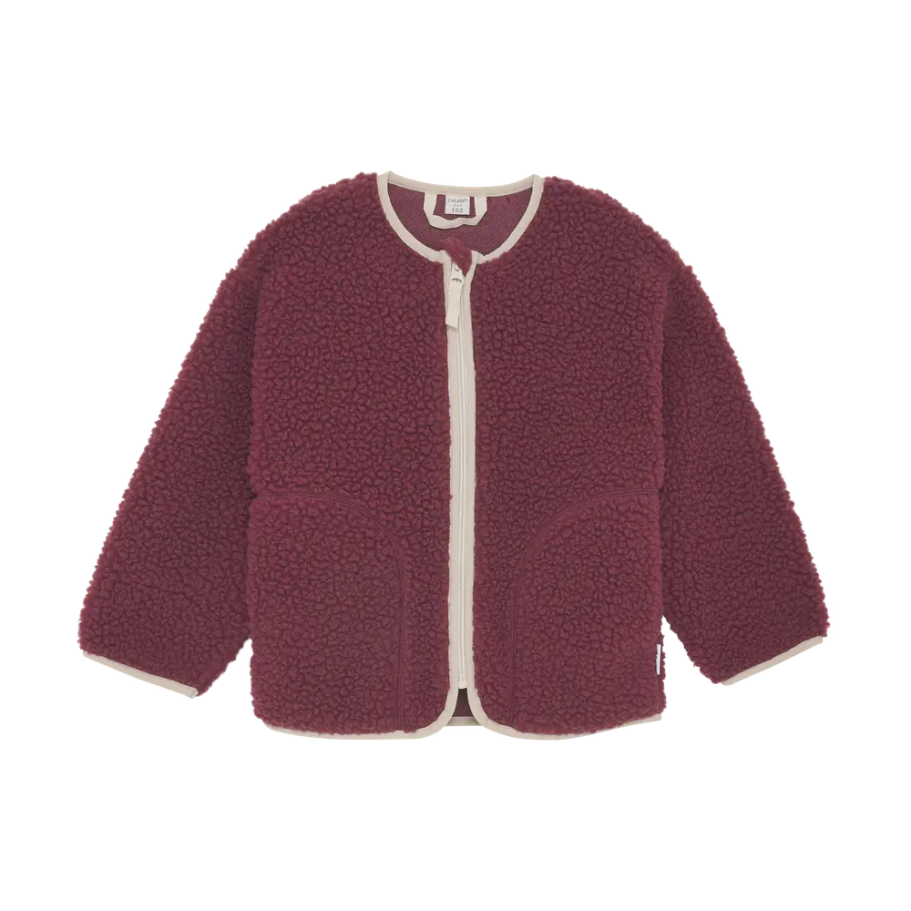 Teddy Fleece Jakke - Hawthorn Rose - 100 billede