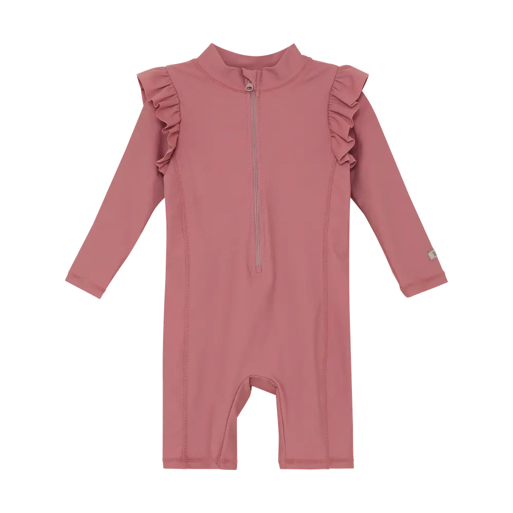 Badedragt Solid - UV 60+ - Ash Rose - 80 billede