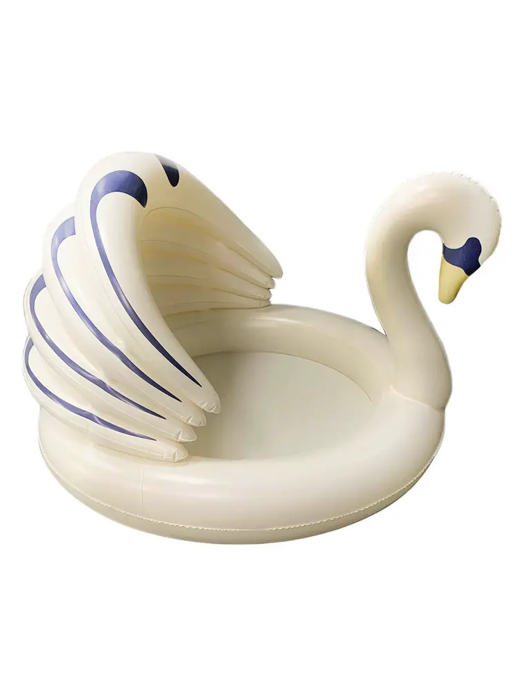 Baby badebassin med skygge - Swan billede