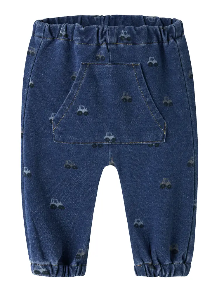 Name It Ben Barrel Sweatpants - Dark Blue Denim - 56