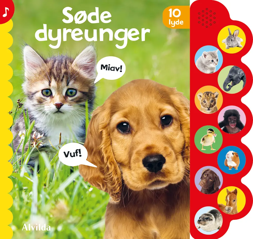 Alvilda Søde dyreunger (10 lyde)