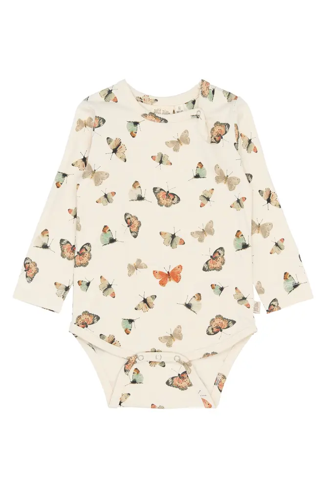 Star Langærmet Body - Eggnog Butterfly - 68 billede