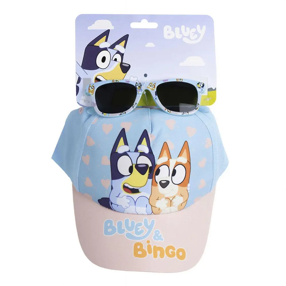 YM-Eyewear Disney Solbriller m. Cap - Bluey billede
