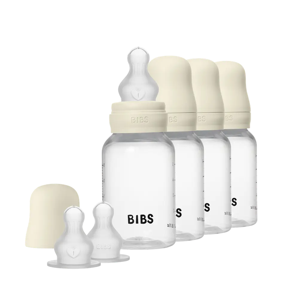 Sutteflaske Silicone 4pk 150 ml Ivory billede