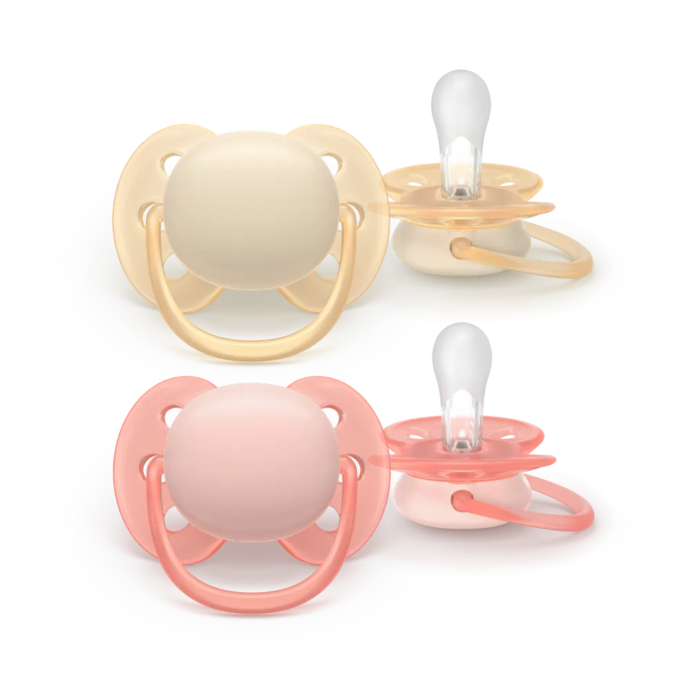 sut Ultra soft, 0-6 m, gul/orange billede