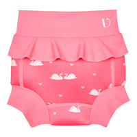 Badeble Neopren - Swan - Rosy