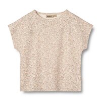 T-Shirt kortærmet Bette - Cream Flower Meadow