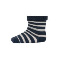 Elis baby strømper - Dark Denim Melange