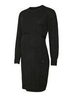 Newanne ls strikket kjole - BLACK