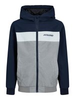 Rush blocking hood bomber - Navy Blazer