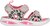 Flouer sandal m lys - Silver Pink