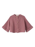 Dora 3/4 kort løs cardigan - Rose